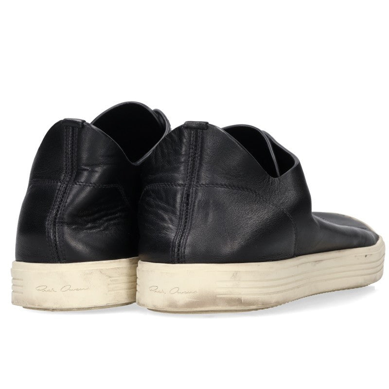 Rick Owens Black Mastodon Low-Top Sneakers Size EU 39