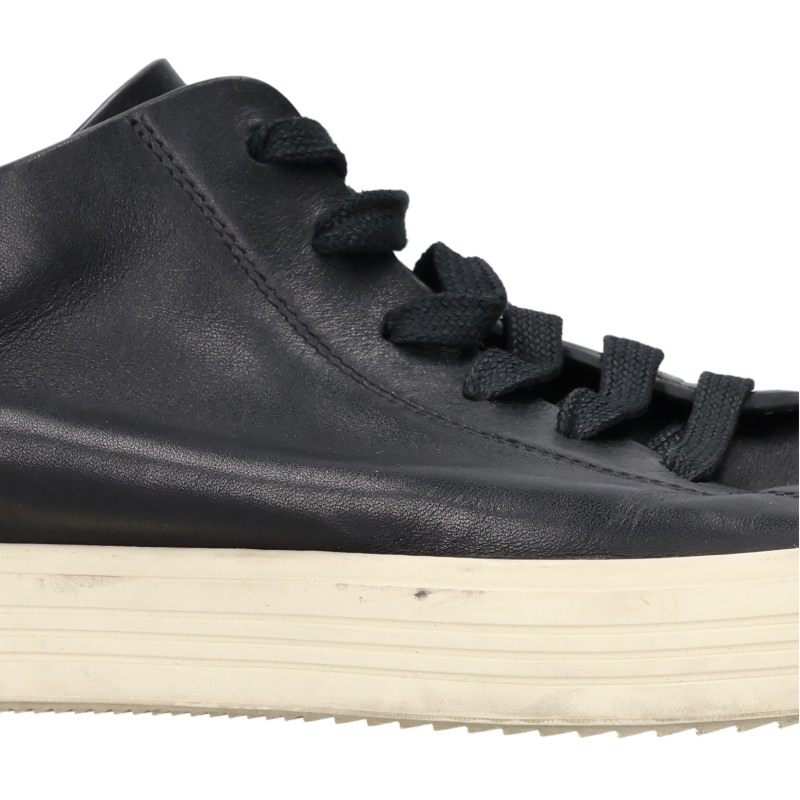 Rick Owens Black Mastodon Low-Top Sneakers Size EU 39