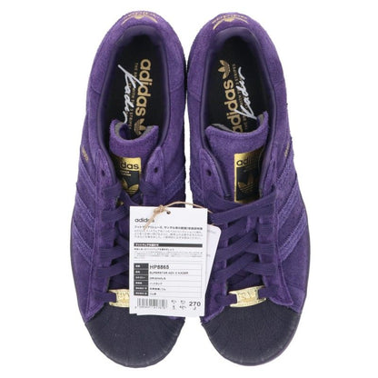 adidas KADER SYLLA SUPERSTAR ADV Purple Sneakers Size 27cm