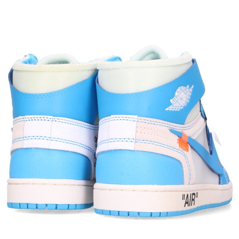 NIKE OFF-WHITE Air Jordan 1 UNC Sneakers Size 26cm