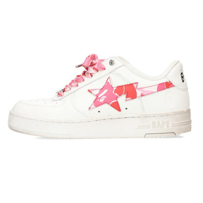 A BATHING APE BAPE STA Pink Low-Top Sneakers Size 26.5cm