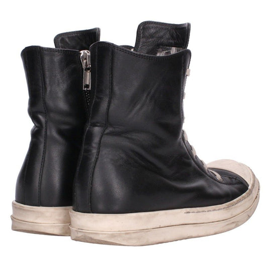 Rick Owens RAMONES Leather Hi-Top Sneakers Size EU 41