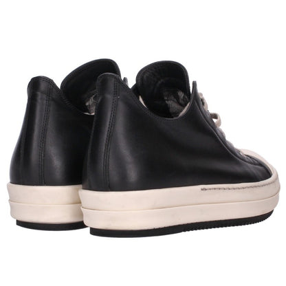 Rick Owens RAMONES LOW Leather Low-Top & White Size 41.5