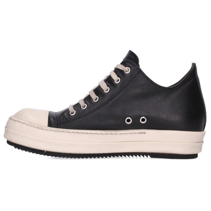 Rick Owens RAMONES LOW Leather Low-Top & White Size 41.5