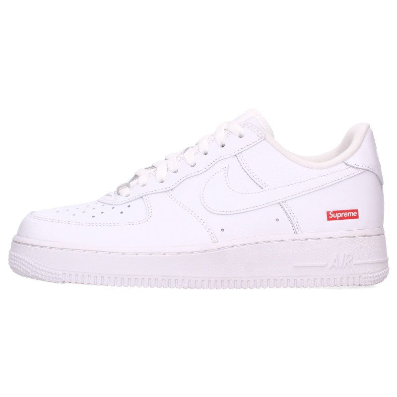 SUPREME x Nike Air Force 1 Low Leather Sneakers Size 27cm