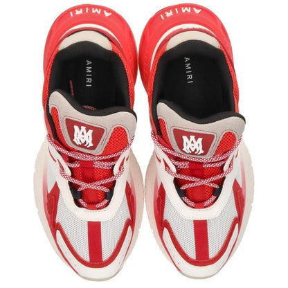 AMIRI MA Runner Low-Top Mesh Sneakers White/Red Size 27cm
