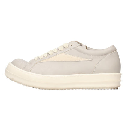 Rick Owens VINTAGE SNEAKS Leather Sneakers Gray Size 37