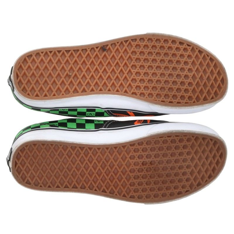 VALENTINO x Vans Black/Green/Orange Sneakers Size 28cm