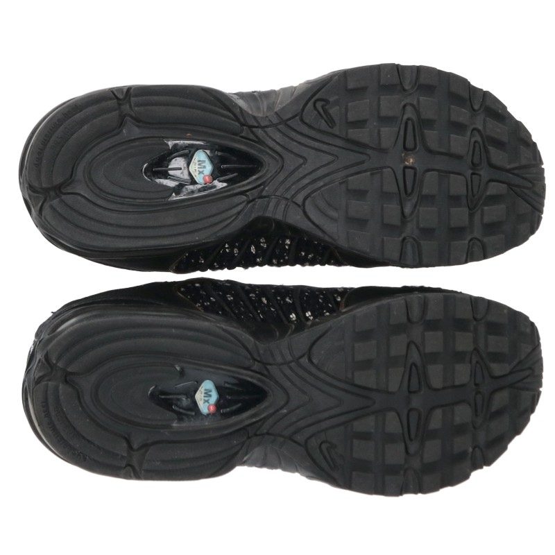 SUPREME x Nike Air Max Tailwind 4 Black Sneakers Size 28cm