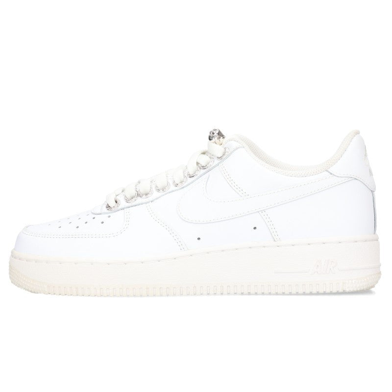 Chrome Hearts Nike Air Force 1 Bolo White Silver Sneakers Size 27cm