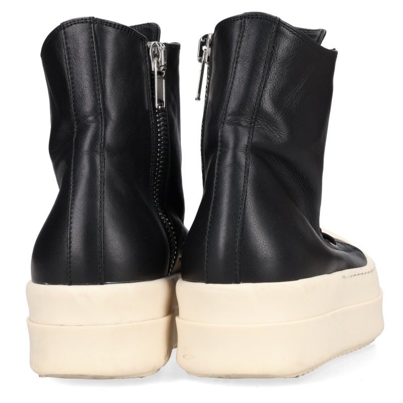 Rick Owens Mega Bumper Leather Sneakers Black/White Size 36