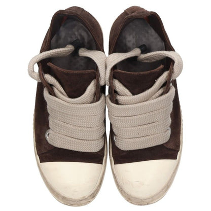 Rick Owens JUMBOLACE RAMONES LOW Sneakers Brown Size EU 41