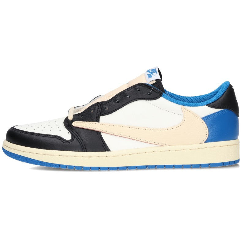 NIKE x fragment design Air Jordan 1 Low Blue Sneakers Size 28cm