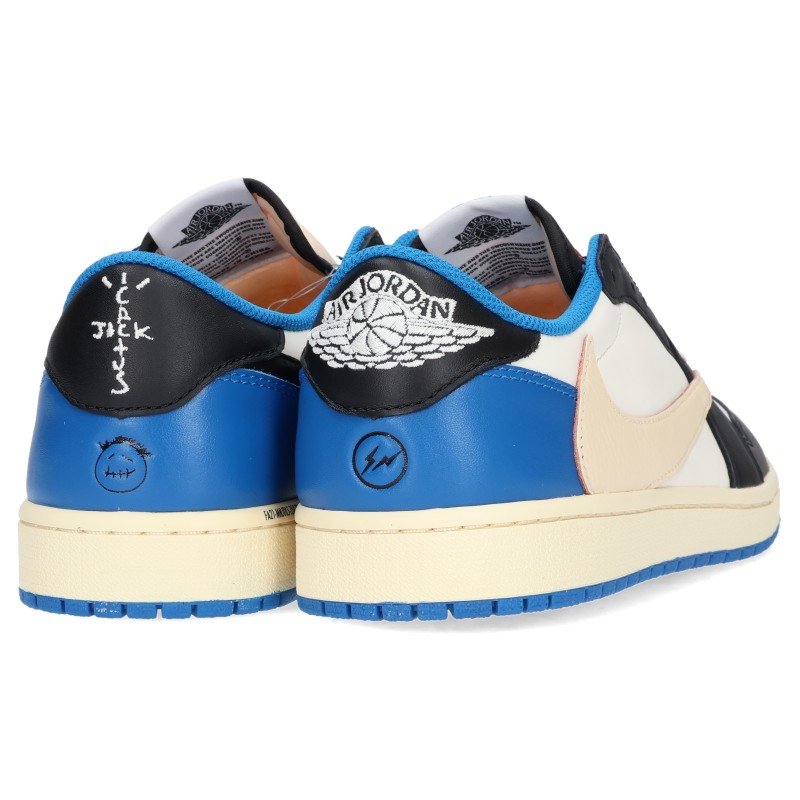 NIKE x fragment design Air Jordan 1 Low Blue Sneakers Size 28cm