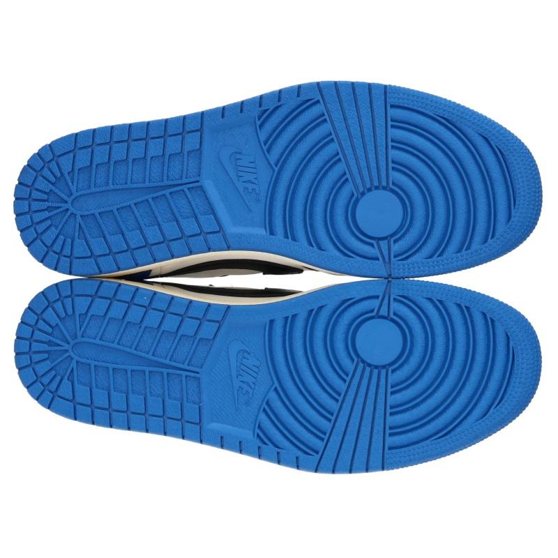 NIKE x fragment design Air Jordan 1 Low Blue Sneakers Size 28cm