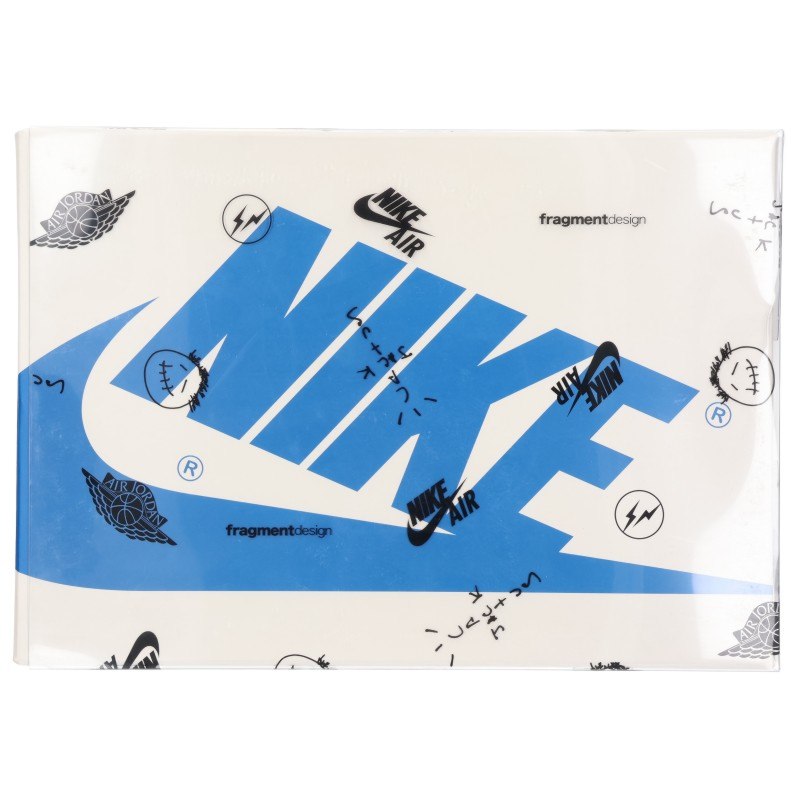 NIKE x fragment design Air Jordan 1 Low Blue Sneakers Size 28cm