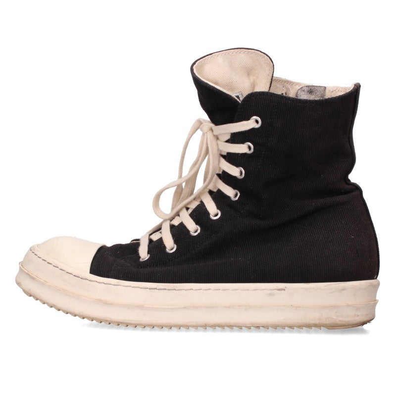 DRKSHDW Ramones Canvas High-Top Black White Size EU 43