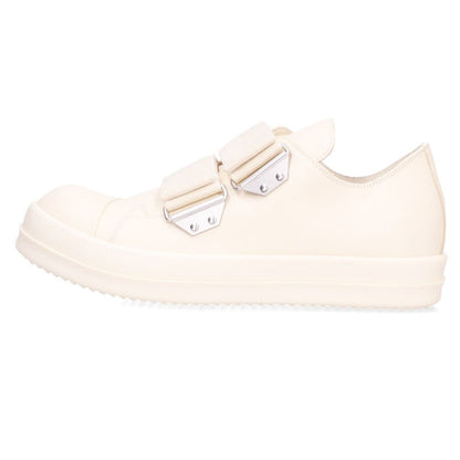 Rick Owens STRAP LOW SNEAKS White Leather EU 45 Sneakers Size EU 45