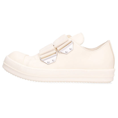Rick Owens STRAP LOW SNEAKS White Leather EU 44 Sneakers Size EU 44