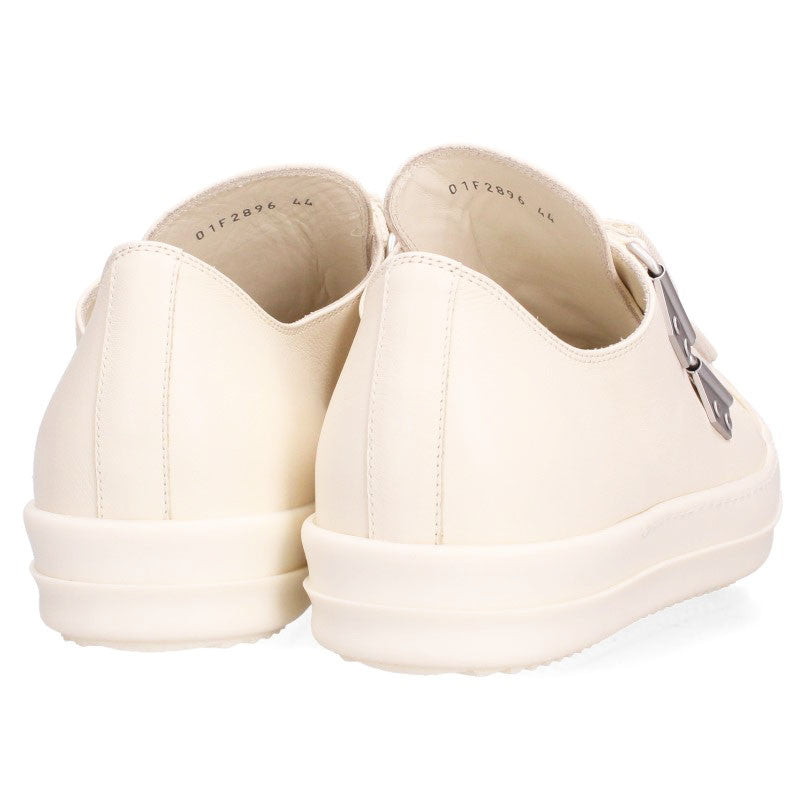 Rick Owens STRAP LOW SNEAKS White Leather EU 44 Sneakers Size EU 44