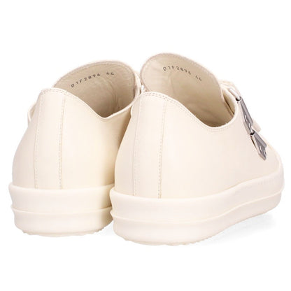 Rick Owens STRAP LOW SNEAKS White Leather EU 44 Sneakers Size EU 44