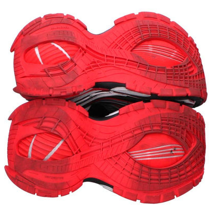 BALENCIAGA Platform Sneakers Red Black Size EU 42