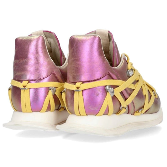 Rick Owens Maximal Runner Sneakers Pink/Yellow Size EU 39