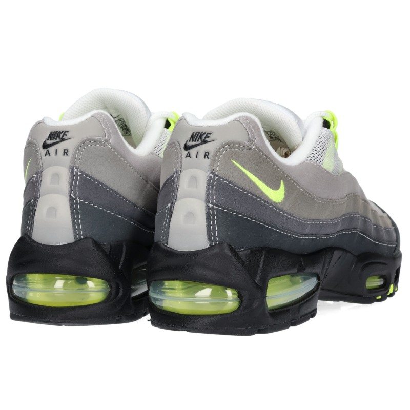 NIKE Air Max 95 OG Big Bubble Yellow Sneakers Size 25.5cm