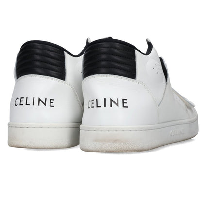 CELINE CT-02 Velcro Mid-Cut Sneakers White Size EU 42