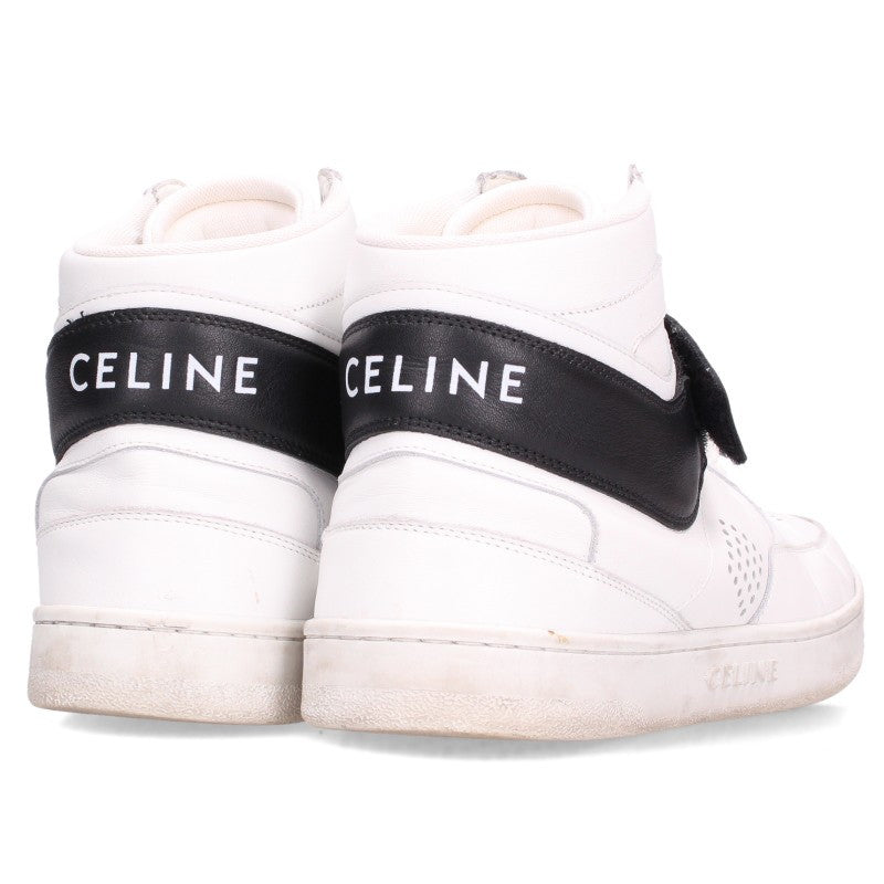 CELINE Velcro Strap Low-Top Sneakers White Size EU 42