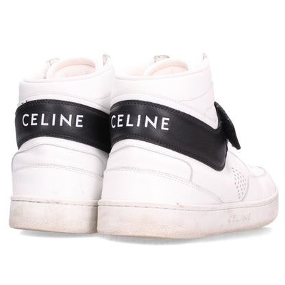 CELINE Velcro Strap Low-Top Sneakers White Size EU 42