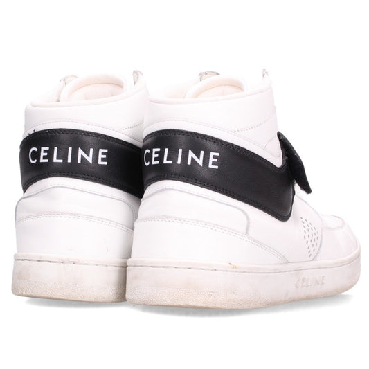 CELINE Velcro Strap Low-Top Sneakers White Size EU 42