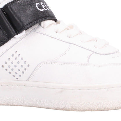 CELINE Velcro Strap Low-Top Sneakers White Size EU 42