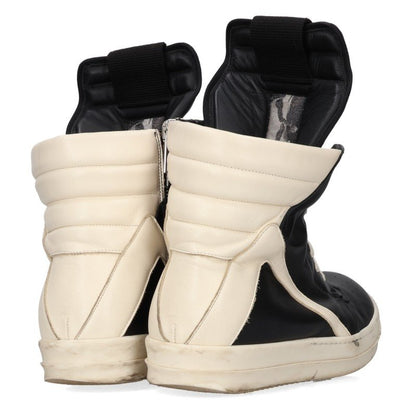 Rick Owens Geobasket Leather Hi-Top Sneakers Size EU 45