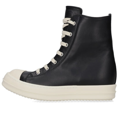 Rick Owens Ramones Leather Hi-Top Sneakers Size EU 39