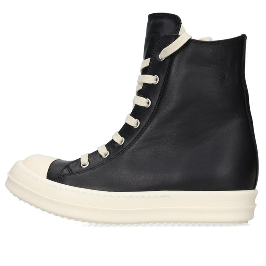 Rick Owens Ramones Leather Hi-Top Sneakers Size EU 40