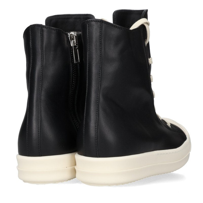 Rick Owens Ramones Leather Hi-Top Sneakers Size EU 40