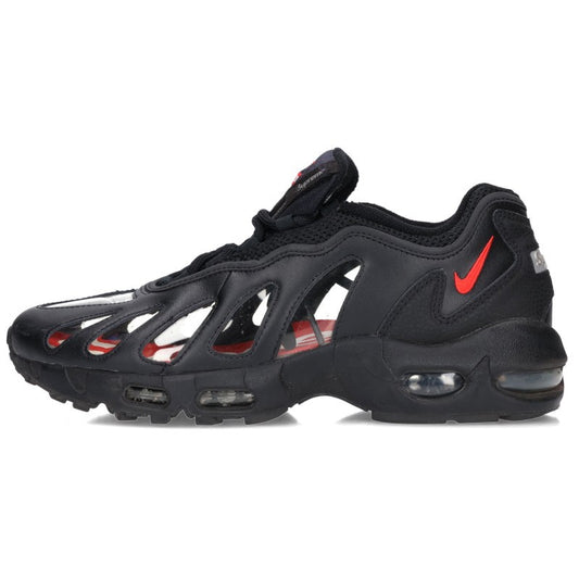 SUPREME x NIKE Air Max 96 Black Sneakers Size 27cm