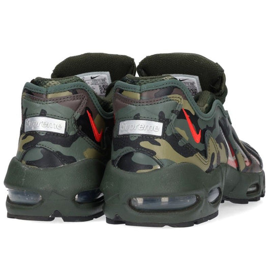 NIKE x SUPREME Air Max 96 Sneakers Khaki Size 27cm