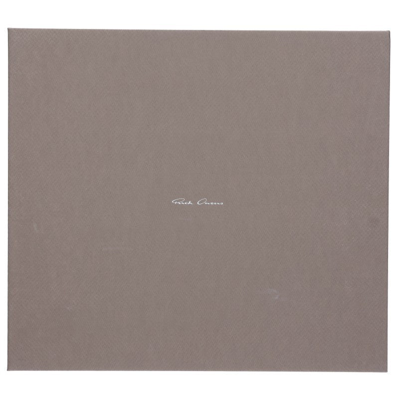 Rick Owens RAMONES Leather Sneakers Black/White Size EU 39