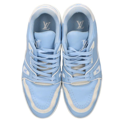 LOUISVUITTON LV Trainer Line Low-Top Sneakers Blue Size 8