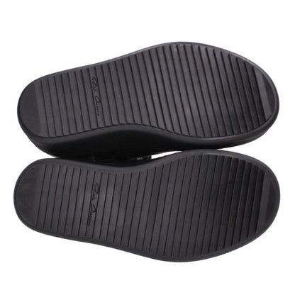Rick Owens MEGA BUMPER Leather Sneakers Black Size EU 42