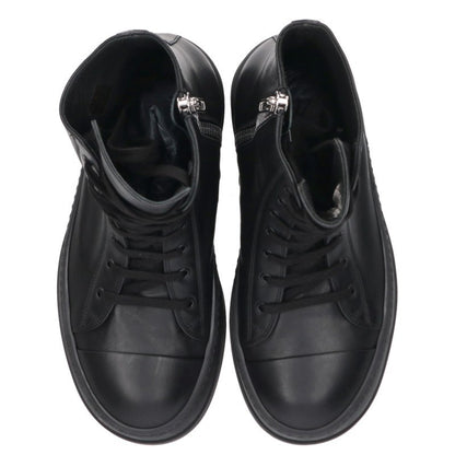 Rick Owens MEGA BUMPER Leather Sneakers Black Size EU 42