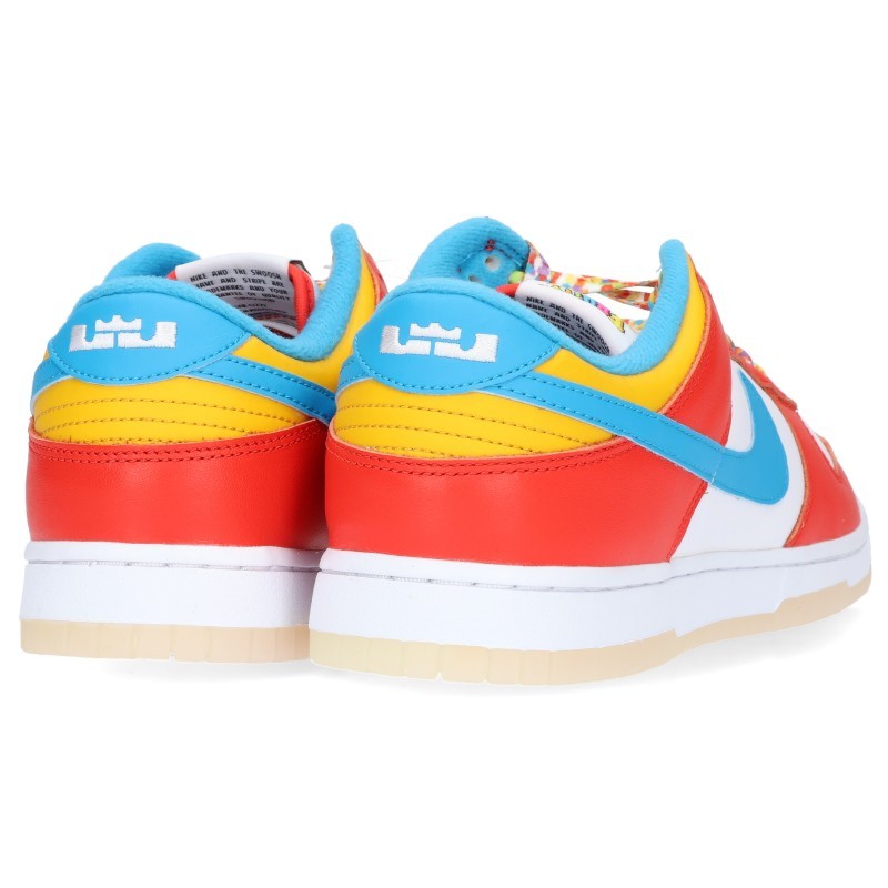 NIKE Dunk Low QS LeBron Fruity Pebbles Sneakers Size 26.5cm