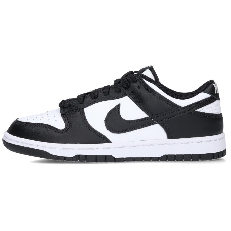 NIKE Dunk Low Retro Panda Sneakers Black White Size 26.5