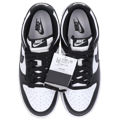 NIKE Dunk Low Retro Panda Sneakers Black White Size 26.5