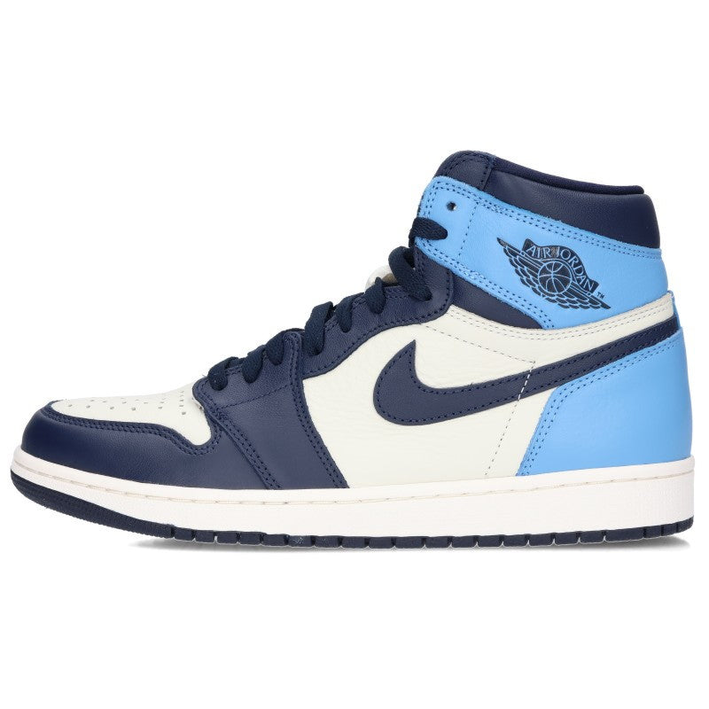 NIKE Air Jordan 1 Retro High OG Blue Sneakers Size 27.5cm