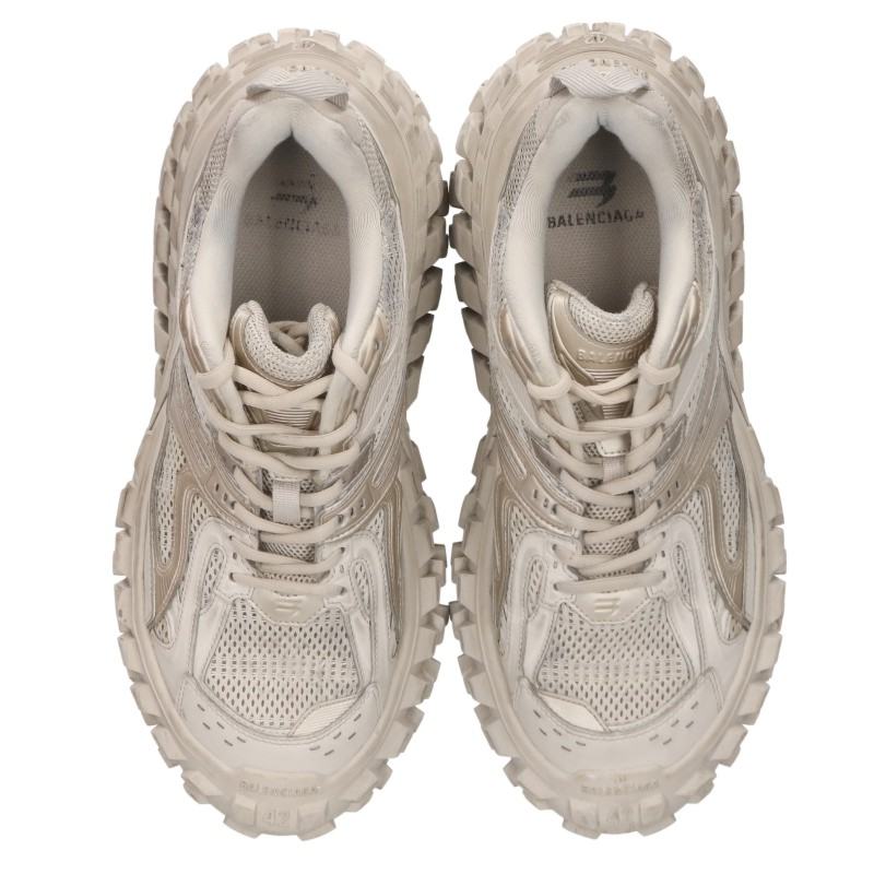 BALENCIAGA Bouncer Chunky Sole Sneakers Gray Size EU 42