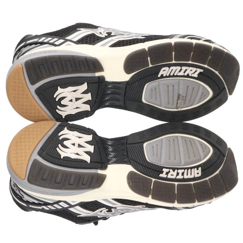 AMIRI M-TECH Mesh Low-Top Sneakers Black/Gray Size 28cm