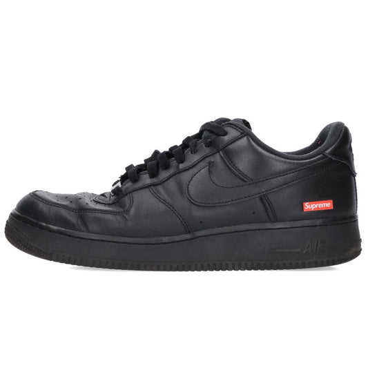 SUPREME Nike Air Force 1 Low Black Sneakers Size 28.5cm